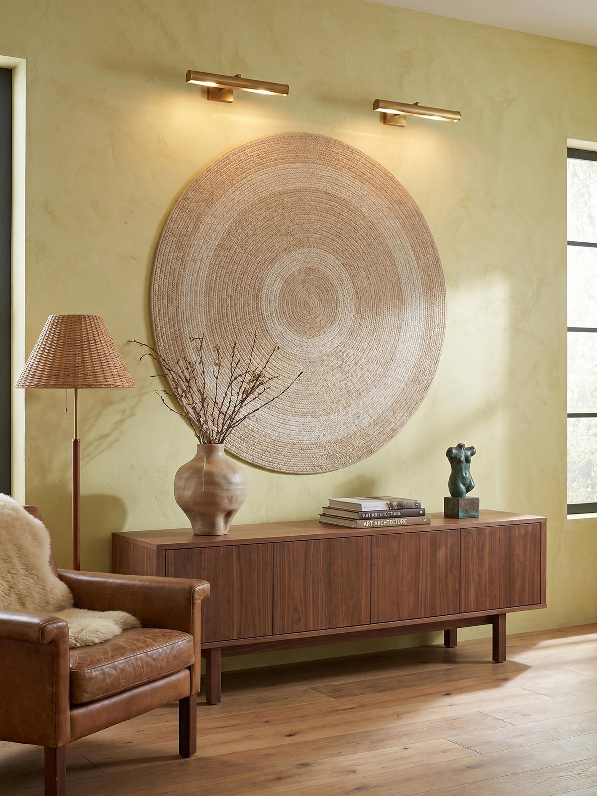 OUTDOORTEPPICH KAUNS, im Vintage-Stil, Beige, Ø 200 cm - Beige, Textil (200/200cm) - KADIMA DESIGN