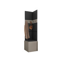 MOBILIER PENTRU HOL Orion XXI - cașmir/negru, material plastic/compozit lemnos (42/186/46cm) - MIRJAN24