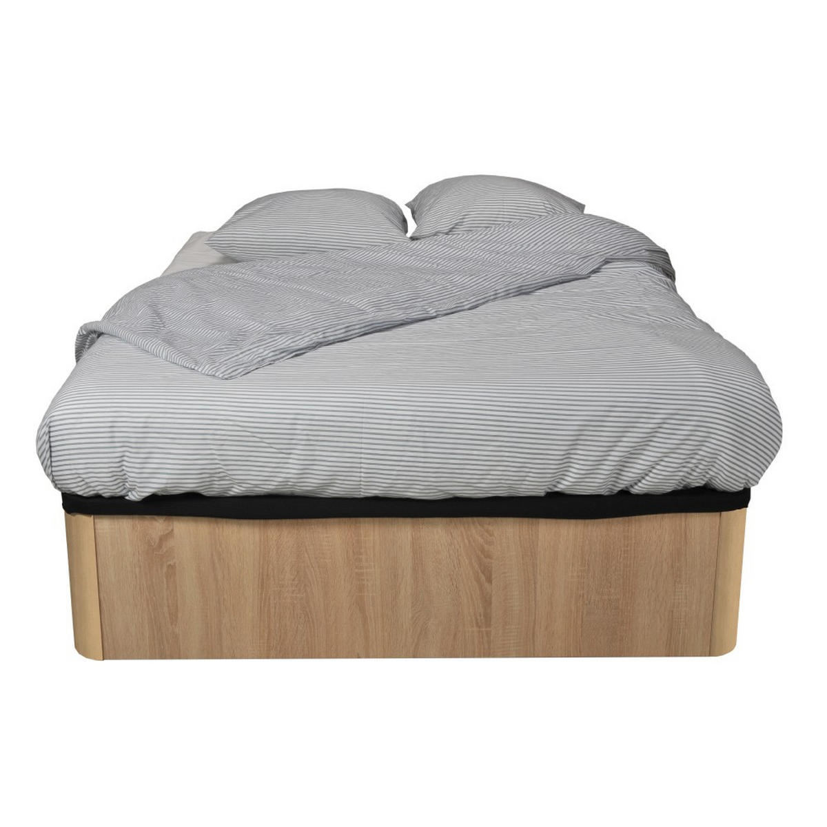 BETT SPIRO mit Lattenrost/ 140x190 - Eiche Hell Dekor - Sonoma Eiche, Holzwerkstoff (140/190cm) - Weber Industries