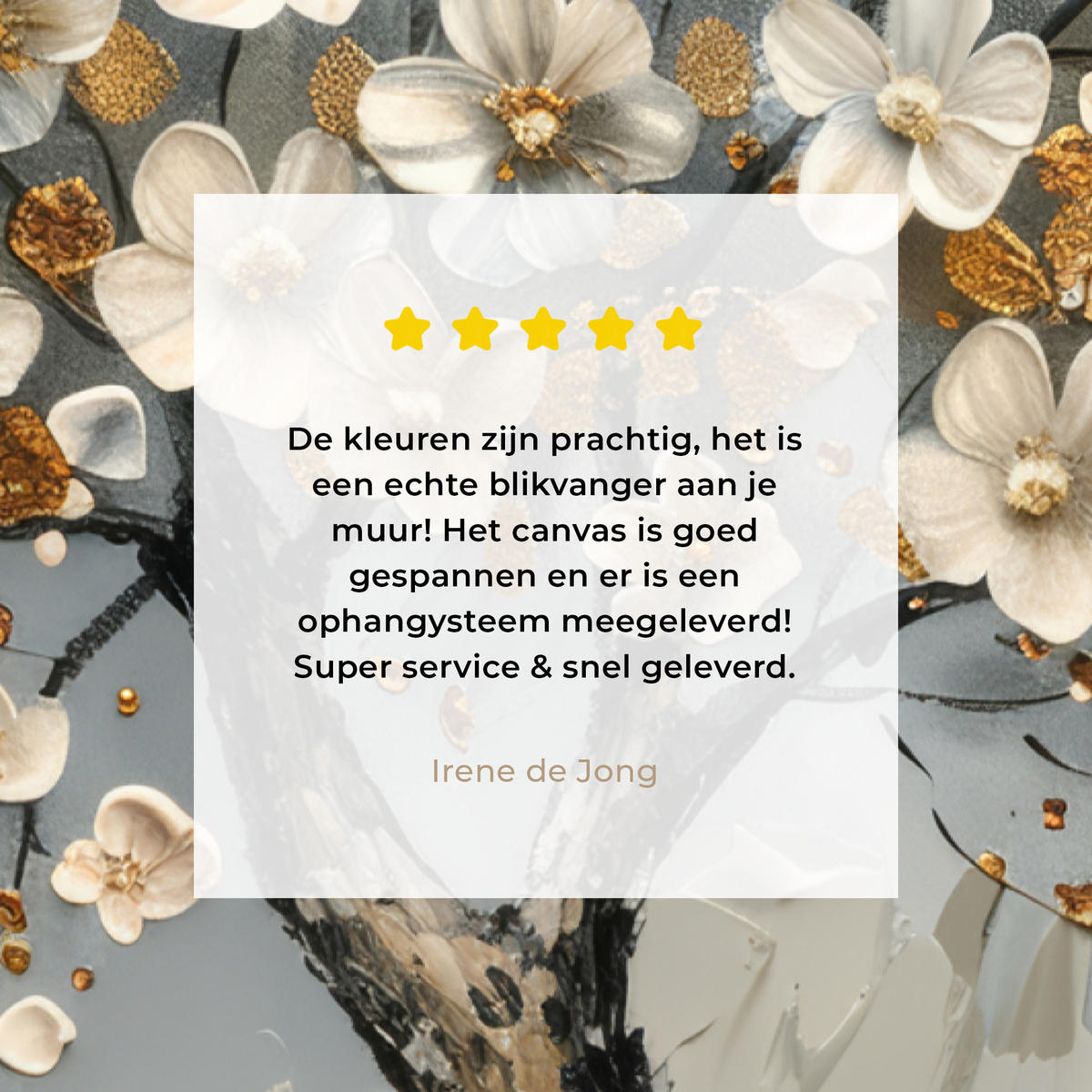 LEINWANDBILD Baum - Blumen - Weiß - Natur - Kunst Wanddeko Schlafzimmer 60x90 cm - Weiß, Textil (60/90cm) - MuchoWow