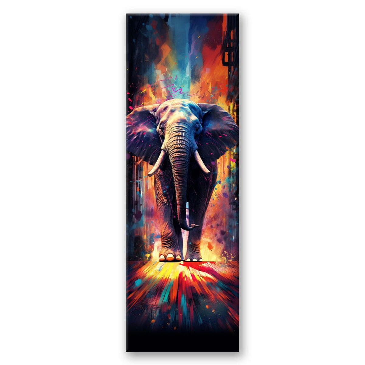 KUNSTDRUCK Bunt 40/120 cm - Multicolor, Textil (40/120cm) - KUNSTLOFT
