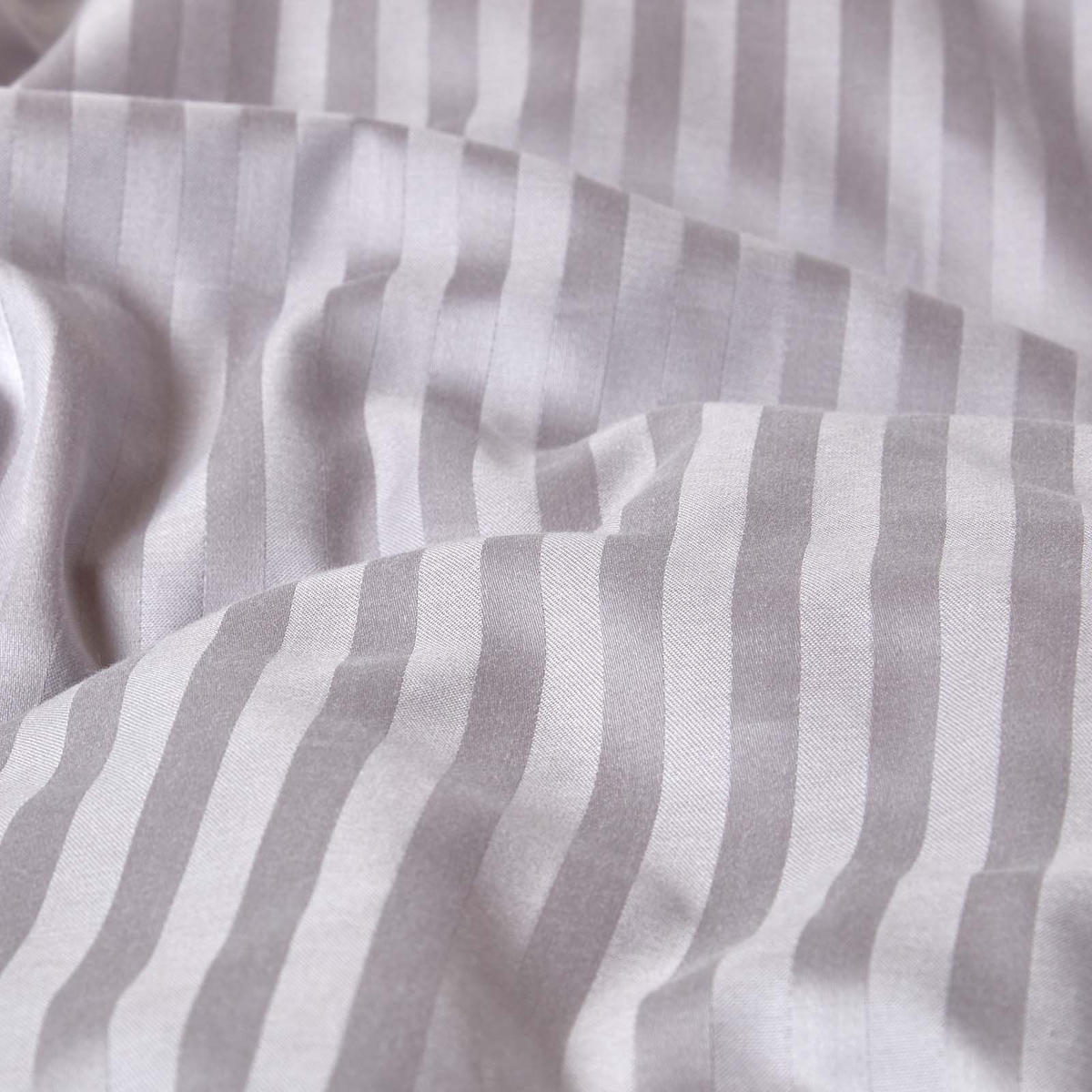 BETTWÄSCHE Damast Fadendichte 330 - Grau, Textil (240/220cm) - Homescapes
