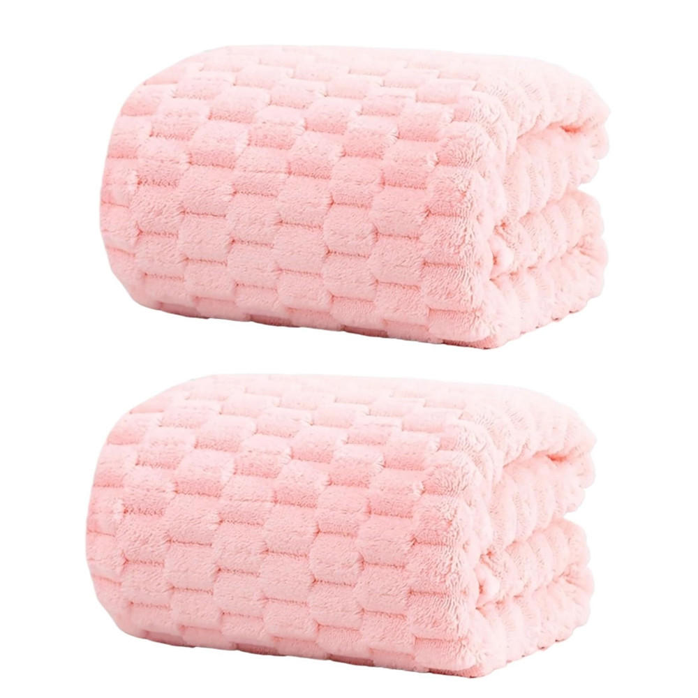 DUSCHTUCH 2 Stück 70x140cm Rosa - Pink, Textil (70/140cm) - Kaket