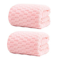 DUSCHTUCH 2 Stück 70x140cm Rosa - Pink, Textil (70/140cm) - Kaket