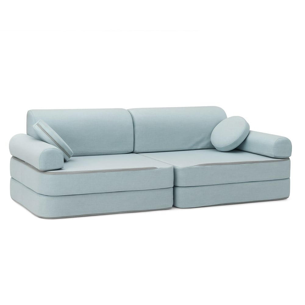 MODULSOFA FüR KINDER, Outzy, himmelblau - Blau, Textil (160/24/24cm) - MeowBaby