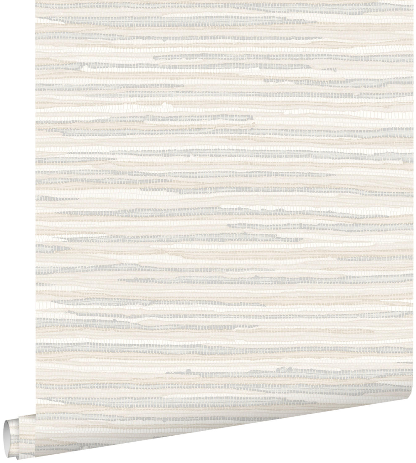 TAPETE gewebtes Motiv 53 cm x 10.05 m - Beige, Papier (53/1000cm) - ESTAhome