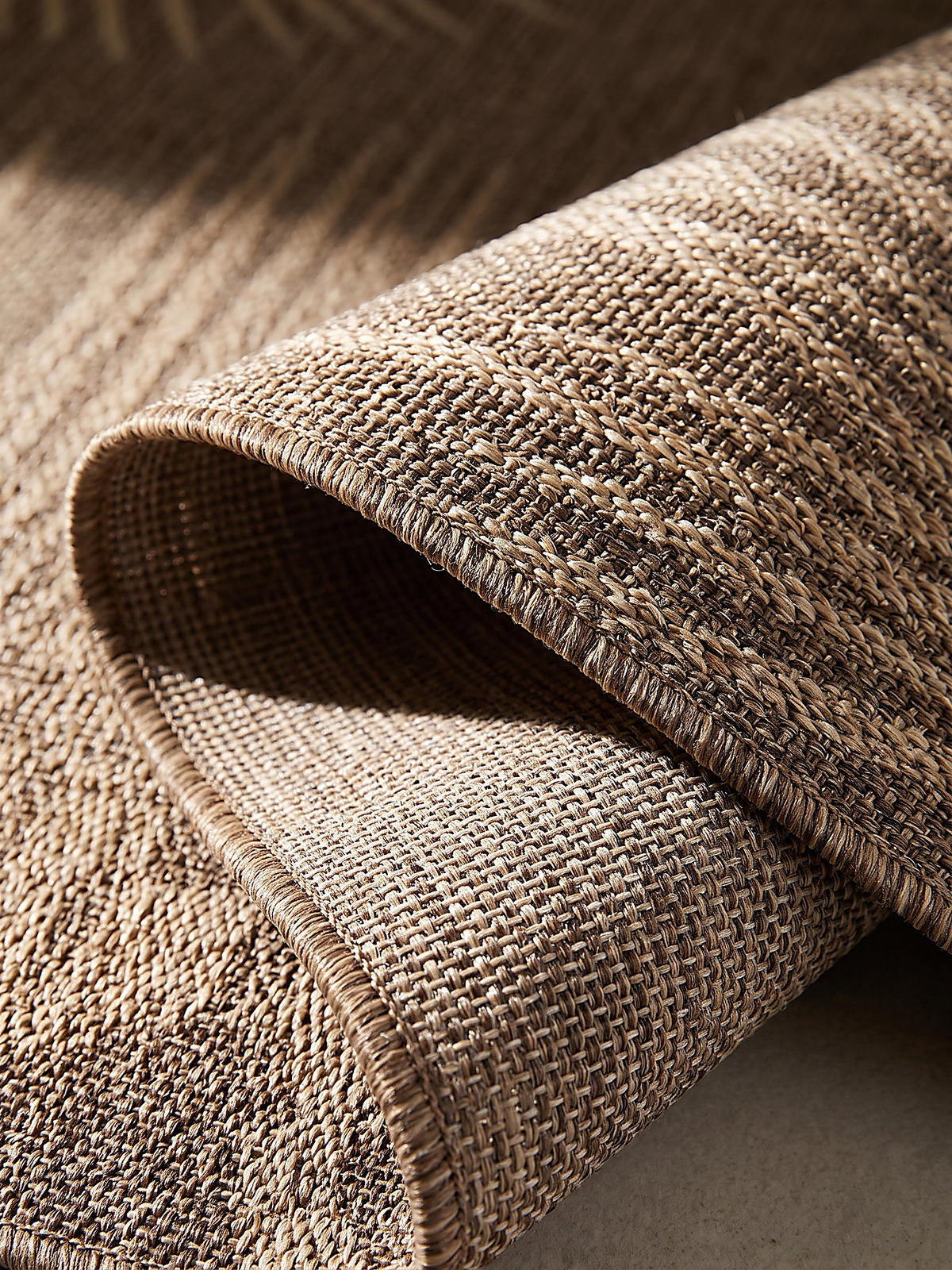 TEPPICHLÄUFER Floral CORDEV Polypropylen Natur 60 x 180 cm - Beige, Textil (60/180cm) - KADIMA DESIGN