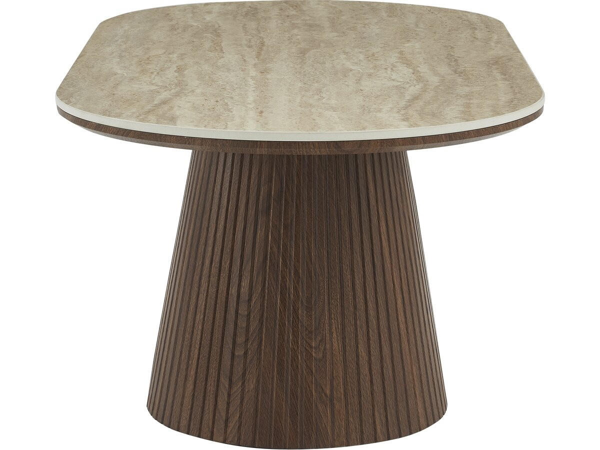 COUCHTISCH portofino beige - Beige, Keramik (120/60/46cm) - Habitat Garten