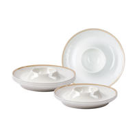 EIERTELLER Geo beige ø 13 cm 6er Set - Beige, Keramik (13/2/13cm) - Ritzenhoff Breker