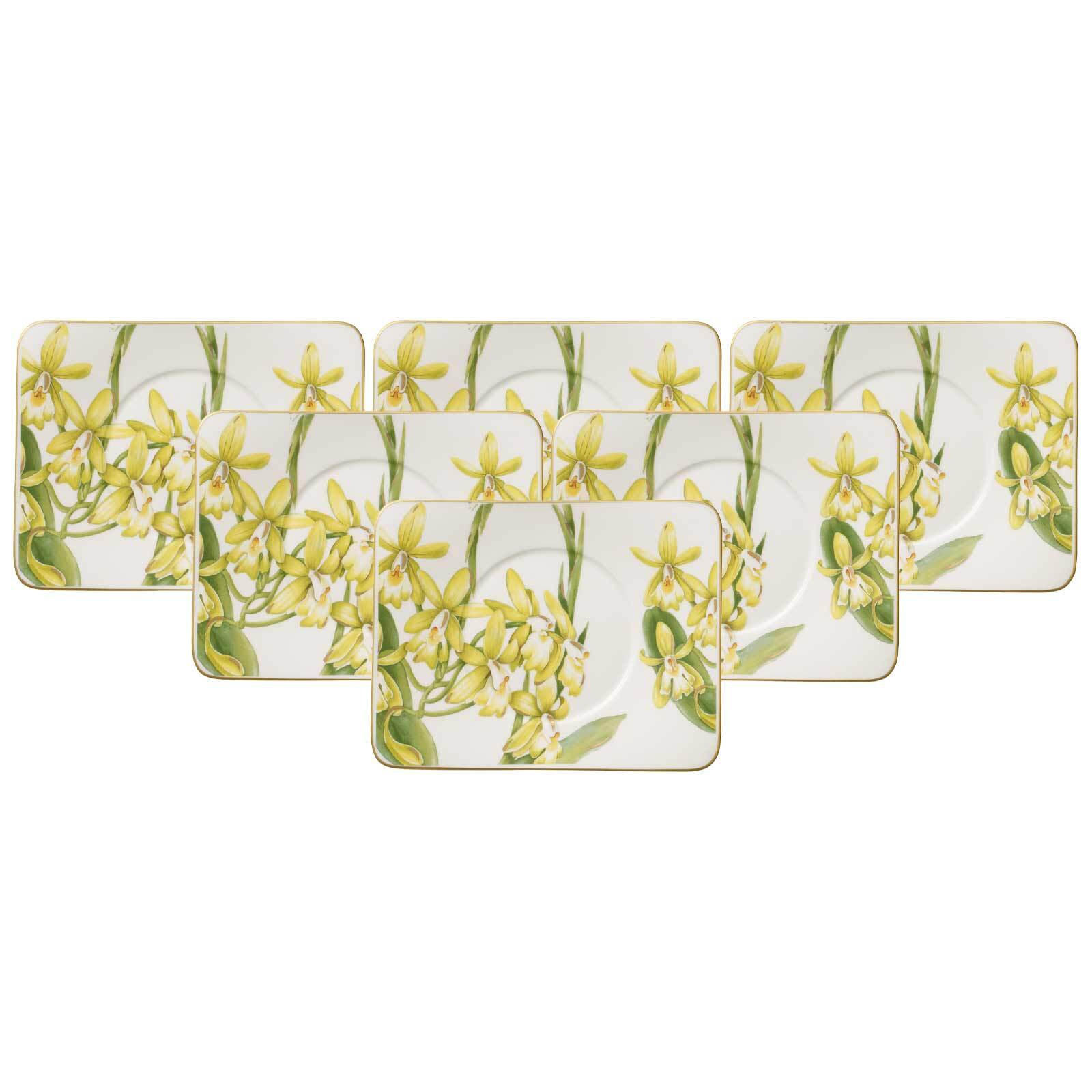 TEEUNTERTASSEN Amazonia bunt 17 x 14 cm 6er Set - Multicolor, Keramik (1cm) - Villeroy & Boch