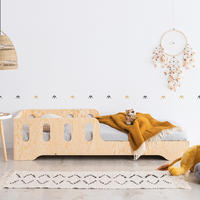 POSTEL 90/190 Tom Přírodní dřevo - hnědá, dřevo (90/190cm) - Petits-meubles