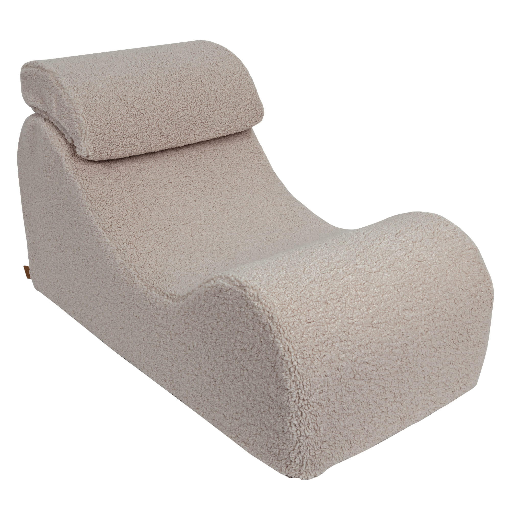 WELLENLIEGE aus Schaumstoff für Kinder, Bearly, Hellgrau - Hellgrau, Textil (60/55/120cm) - MeowBaby