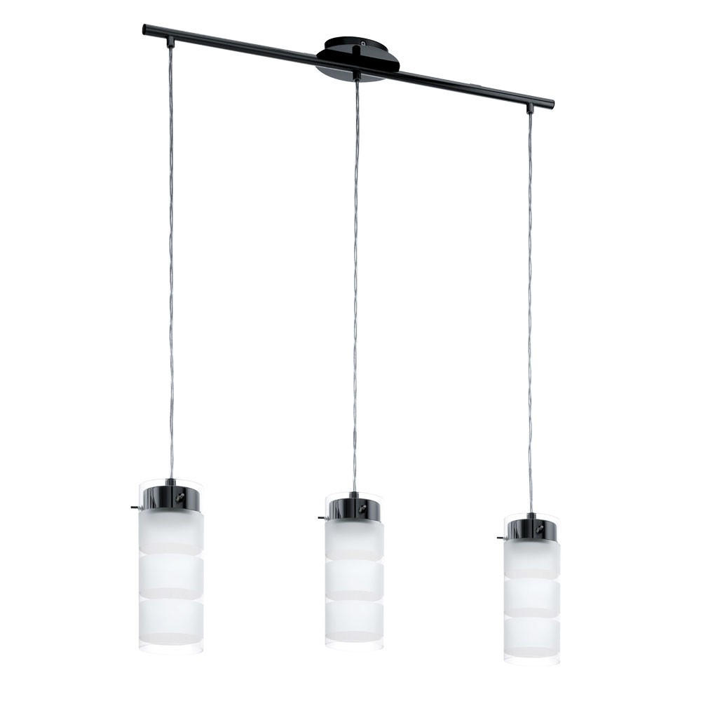 LED HÄNGELEUCHTE Olvero Silber Stahl - Silberfarben, Glas (72/10.5/110cm)