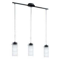 LED HÄNGELEUCHTE Olvero Silber Stahl - Silberfarben, Glas (72/10.5/110cm)