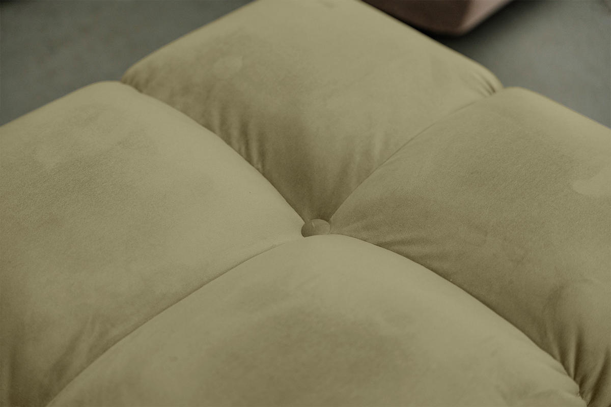 DREHSESSEL VIVIEN Grün Velvet Drehbar (360°) - Schwarz/Olivgrün, Kunststoff/Textil (112/85/108cm) - KAWOLA