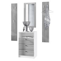 GARDEROBE Pino Avola-Anthrazit - Anthrazit, Holzwerkstoff (135/190/36cm) - Vladon