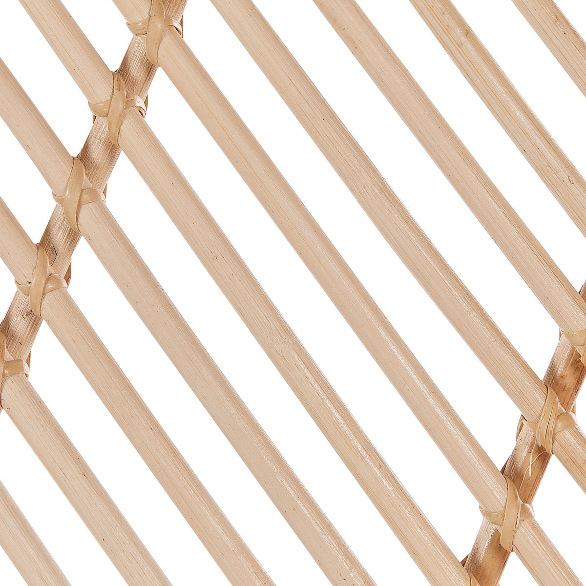 SEPARATOR DE CAMERĂ 3 piese maro deschis 106/180 cm Cosenza - bej/culoare naturală, materiale naturale (106/180/3cm) - Beliani