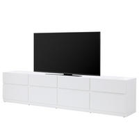 TV-LOWBOARD - Spanplatte - Weiß, Holzwerkstoff (225/53/40cm) - home24