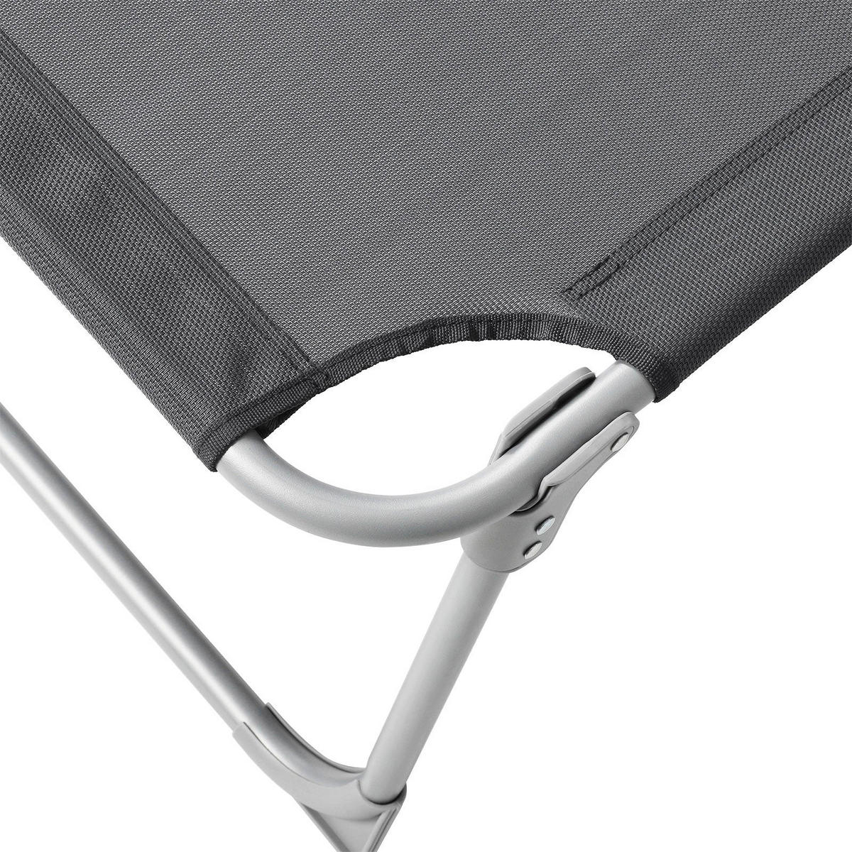 SONNENLIEGE GARTENLIEGE - Grau, Textil (200/38/71cm) - Hansiro