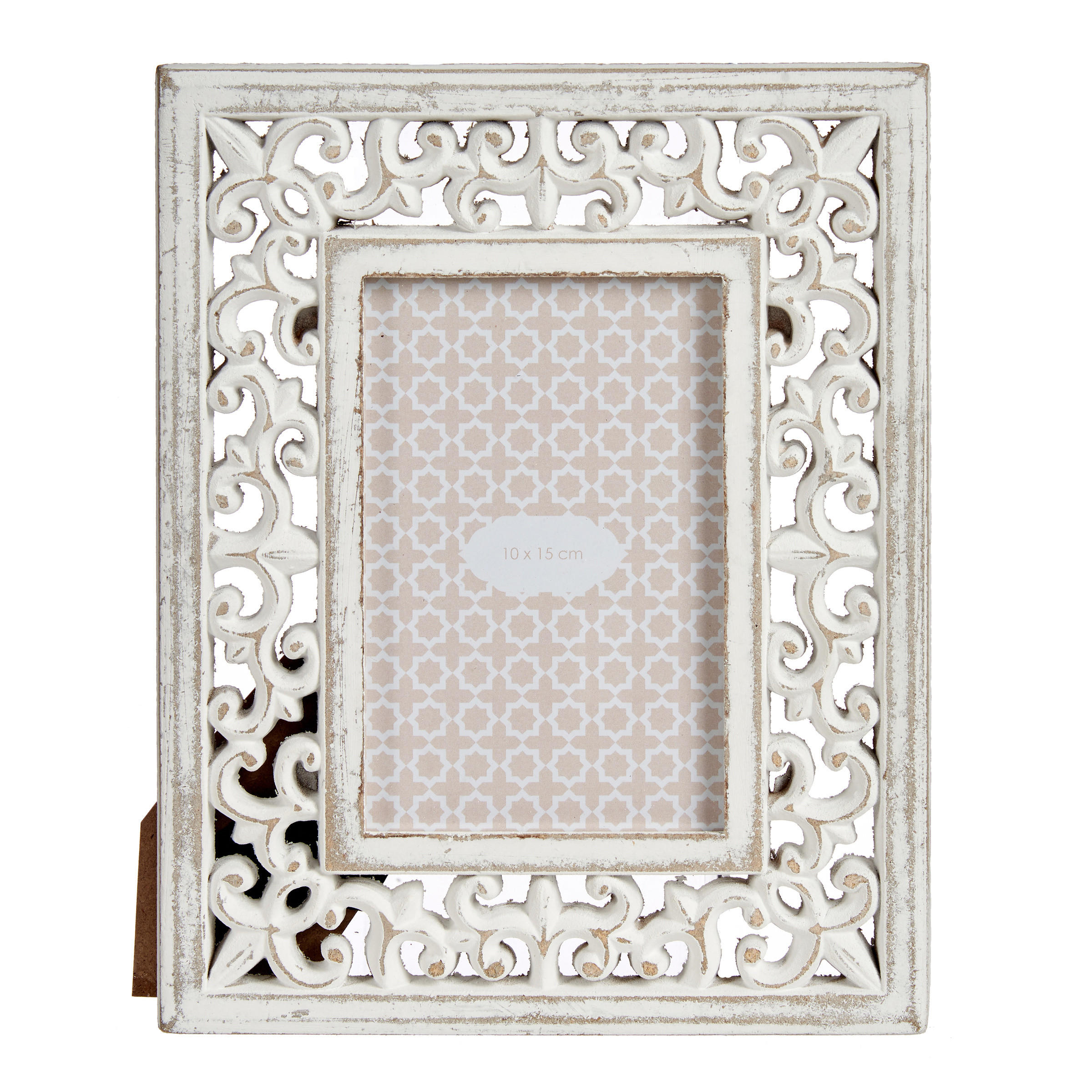 BILDERAHMEN Lira 19,6/11,5/24,5 cm - Weiß, Holz (19.6/24.5/11.5cm) - Giftdecor