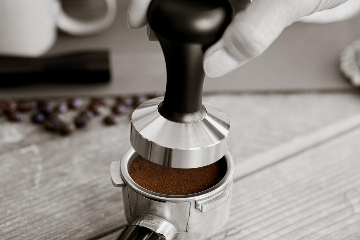 KAFFEESTAMPFER Kaffee Barista Tamper - Schwarz - ø 5 cm - Schwarz, Metall (2/9/6cm) - Jay Hill