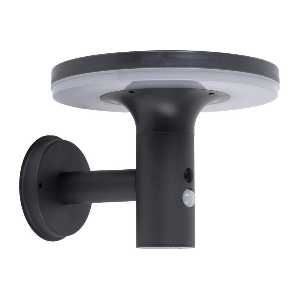 LED AUSSENLEUCHTE Solar Anthrazit Modern - Anthrazit, Metall (24/16/21cm)