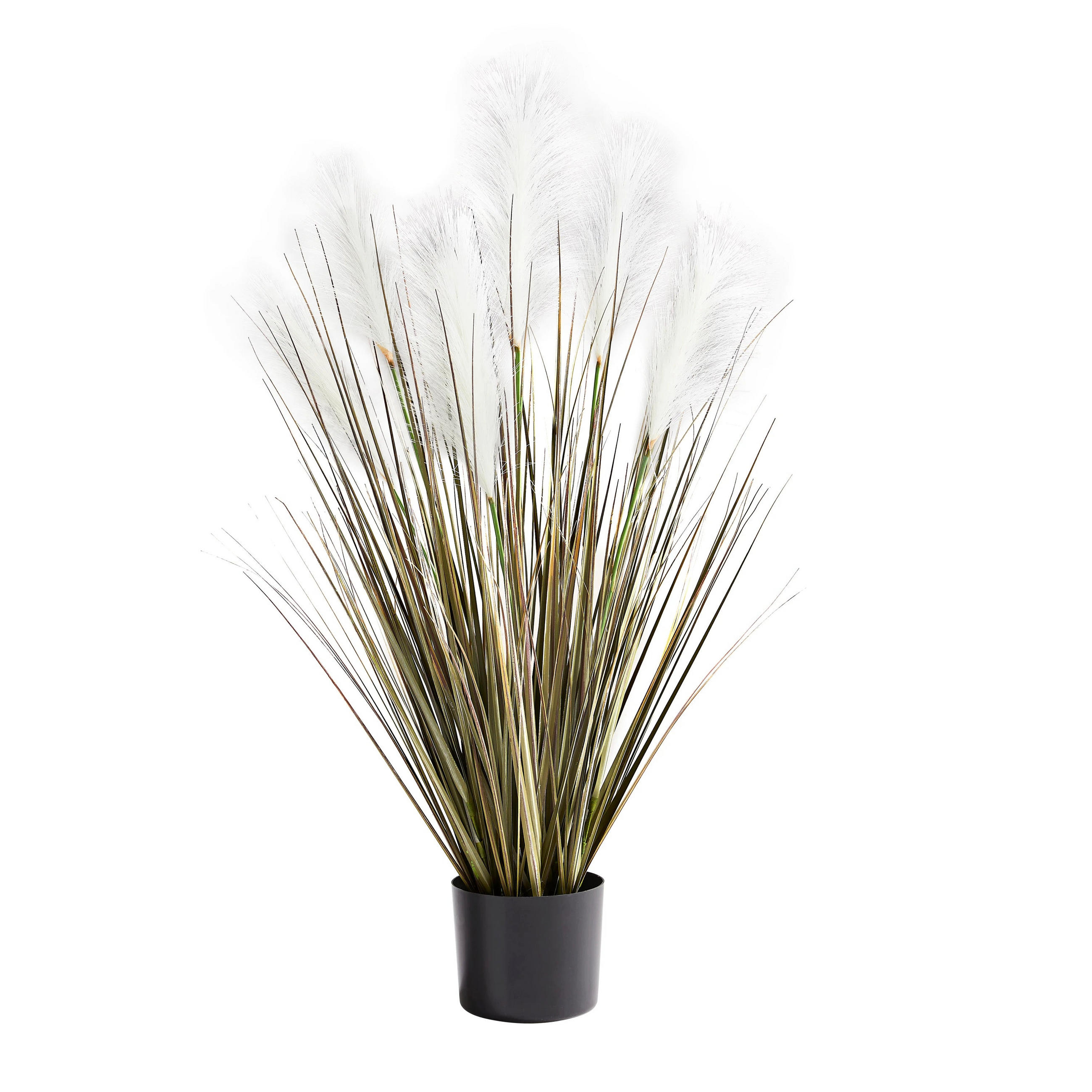 KUNSTPFLANZE Künstliches Pampasgras – Eudora 90 cm - Grün, Kunststoff (90cm) - aplanta