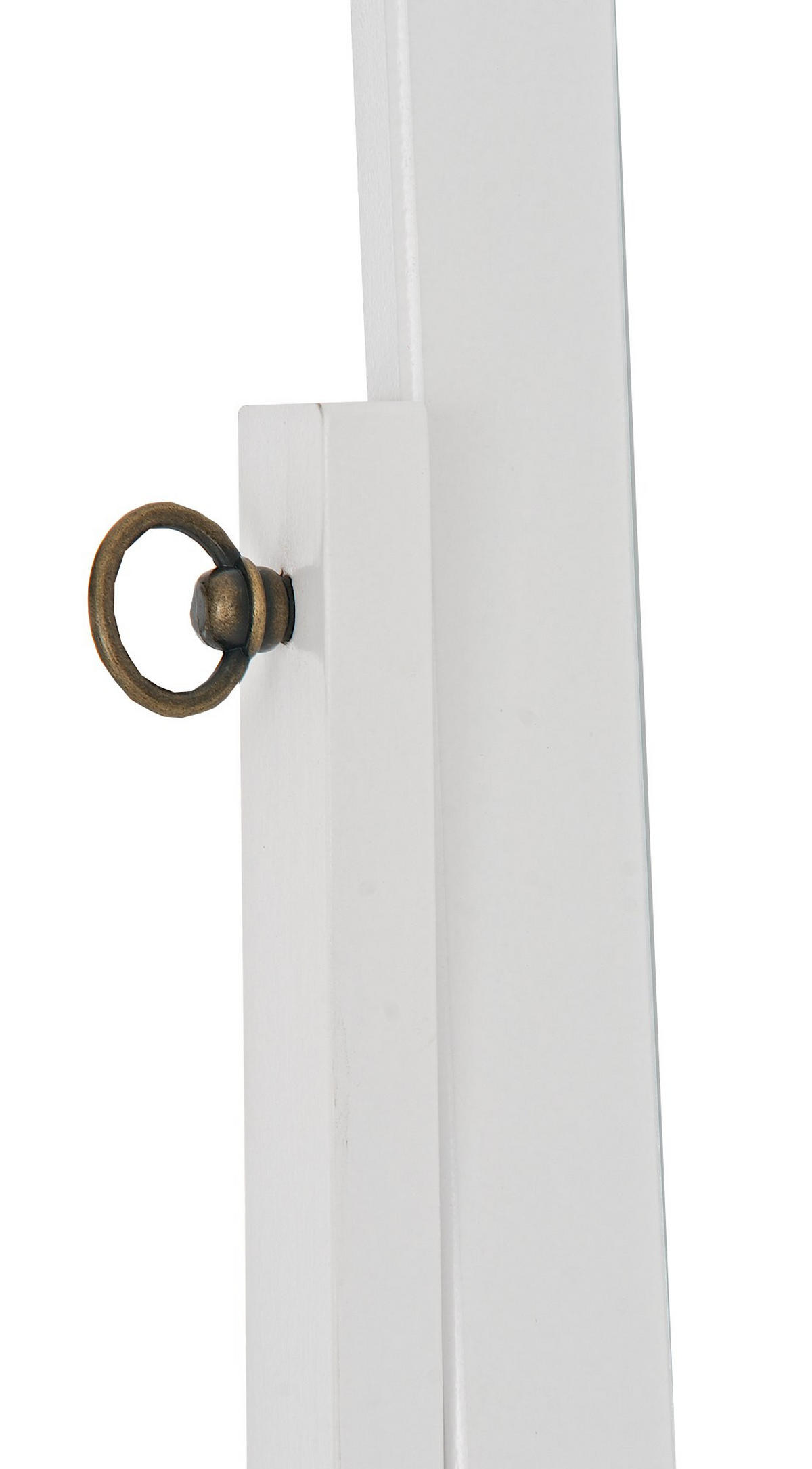 STANDSPIEGEL eckig 45/30/150 cm Holz Weiß - Weiß, Holz (45/150/30cm) - CLP