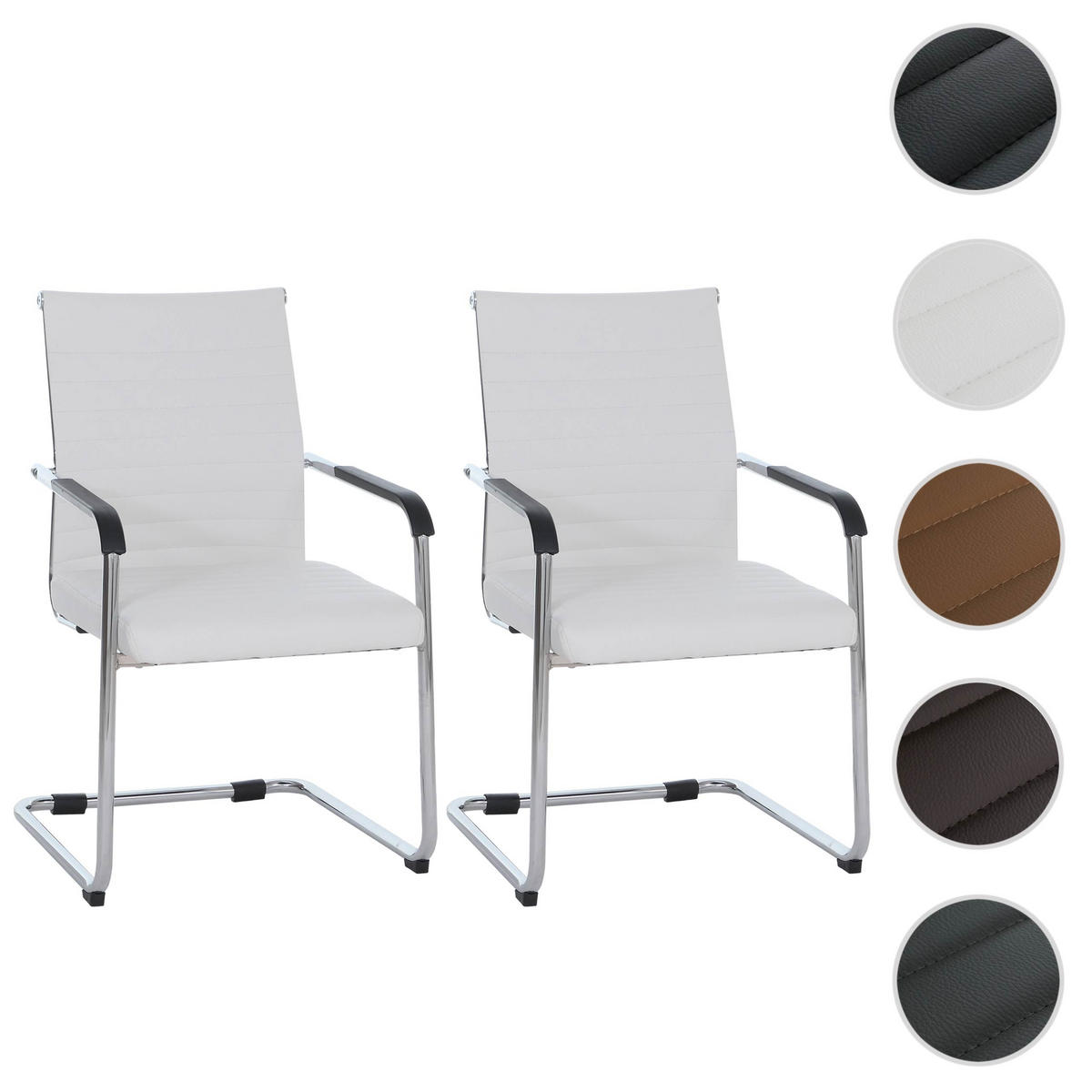 BESUCHERSTUHL Weiß - Weiß, Kunststoff (56/87/59cm) - MCW