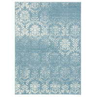 DESIGNER KURZFLOR TEPPICH MODERNE MUSTER - Hellblau, Textil (160/225cm) - Pergamon