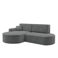 ECKSOFA Modena Pro - Komfort Und Stil stoff Arena Anthrazit Links - Anthrazit, Holz (278/179cm) - Kaiser Möbel