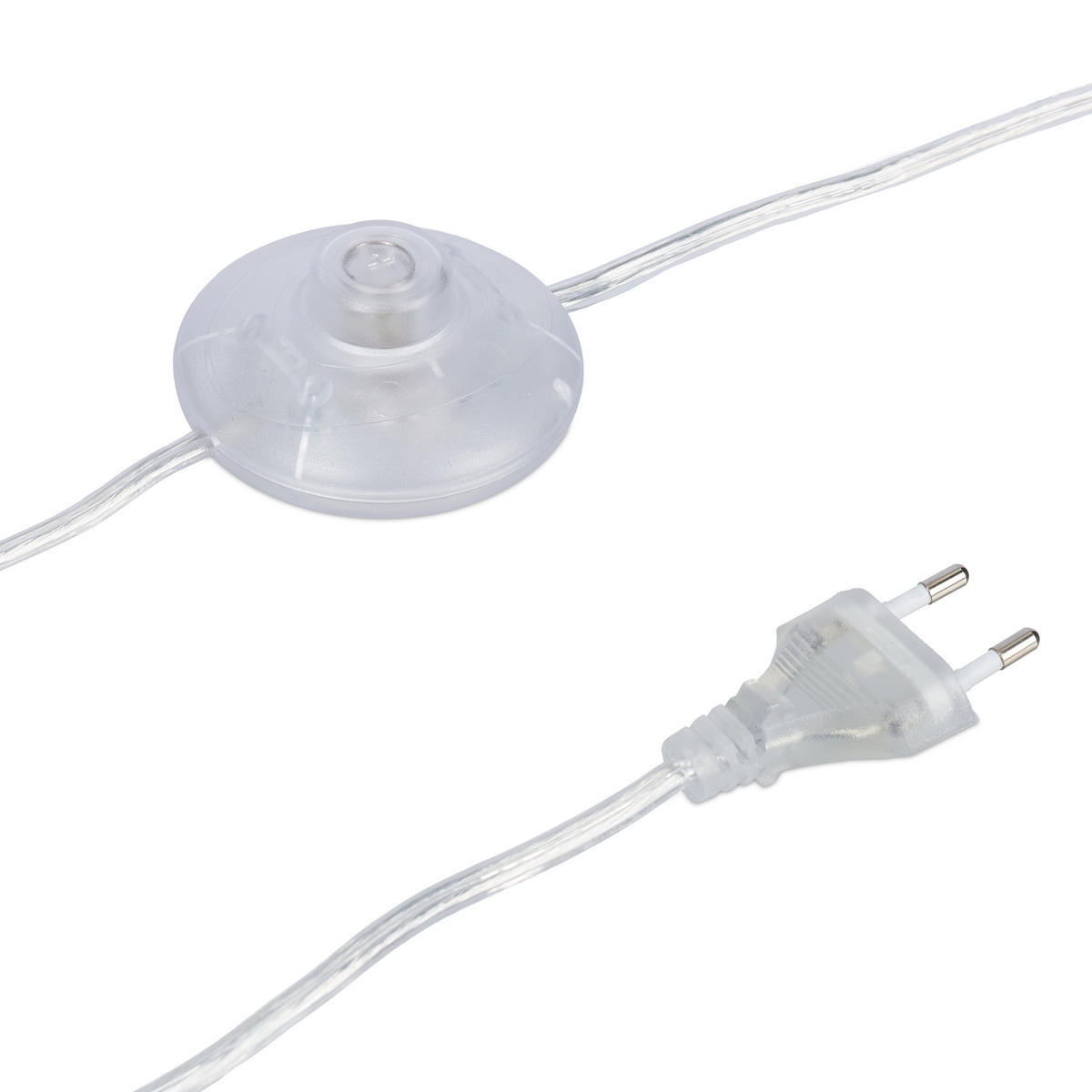 STEHLAMPE - Silberfarben, Glas/Metall (25/25/150cm) - Relaxdays