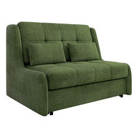 SCHLAFSOFA Viva Elite II - Schwarz/Grün, Holz/Metall (126/85/98cm) - MIRJAN24