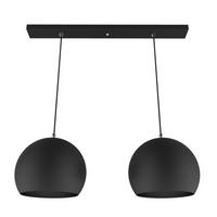 HÄNGELEUCHTE Joe Linear - Schwarz, Metall (20/70/20cm) - Lumicom