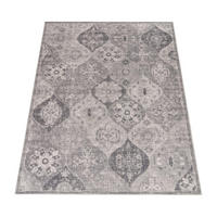 KURZFLOR-TEPPICH SEMER 421 GRAU 120X160 - Grau, Kunststoff (120/160cm) - Paco Home