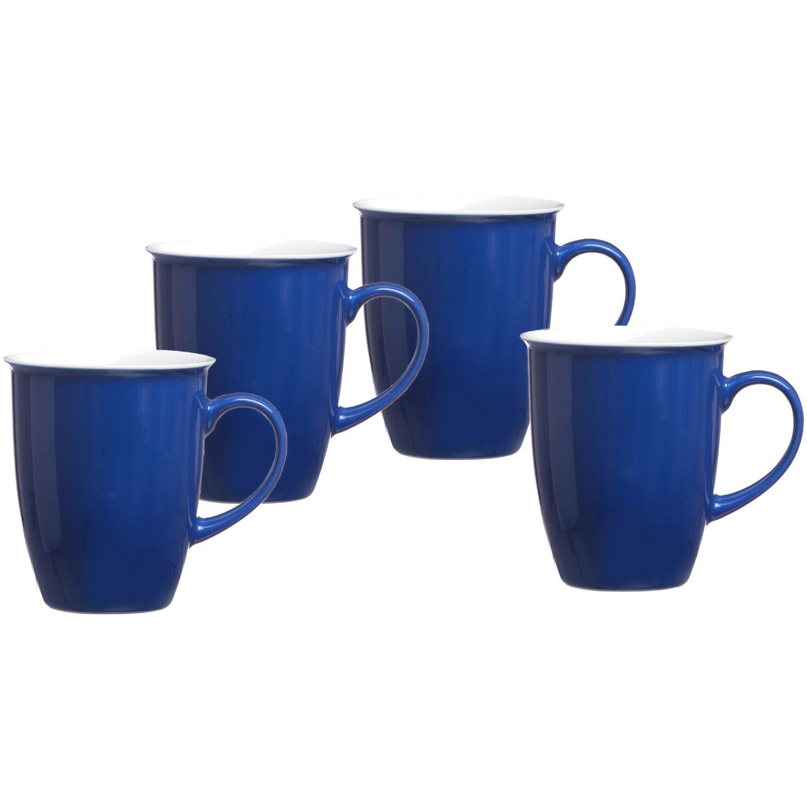 KAFFEEBECHER Doppio Indigo Blau 320 ml 4er Set - Blau, Keramik (0.32L) - Ritzenhoff Breker