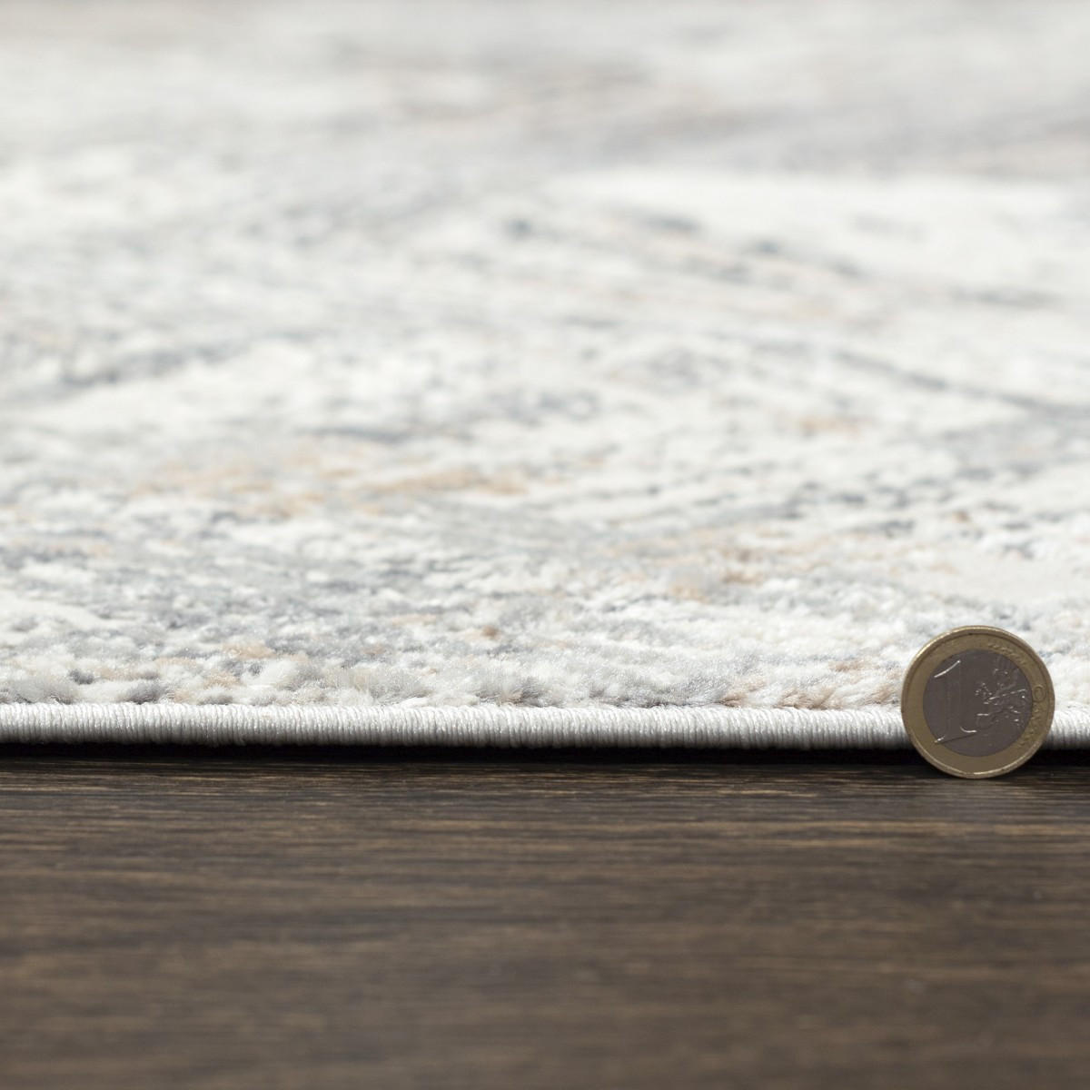 TEPPICH Beige Creme abstrakt - 200 x 300 cm - Hellgrau, Textil (200/300cm) - Mazovia