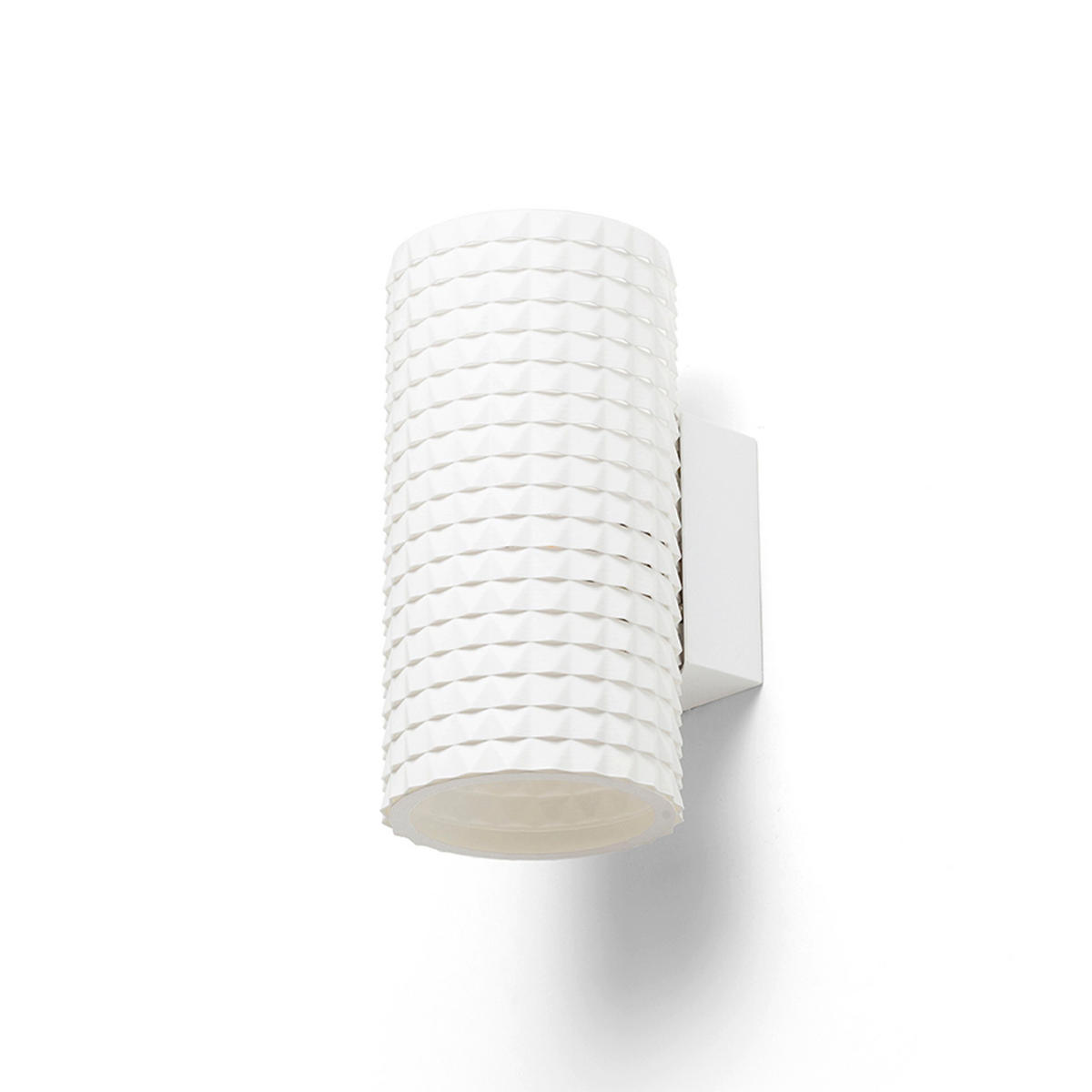 WANDLEUCHTE GLANS RB2 165 Weiß Eco PLA 5 W - Weiß, Kunststoff (85/165/10cm) - Rendl