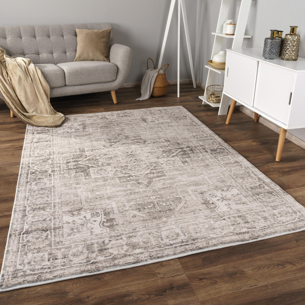 KURZFLORTEPPICH 60/100 cm Cambrigde 461 - Beige, Textil (60/100cm) - Paco Home