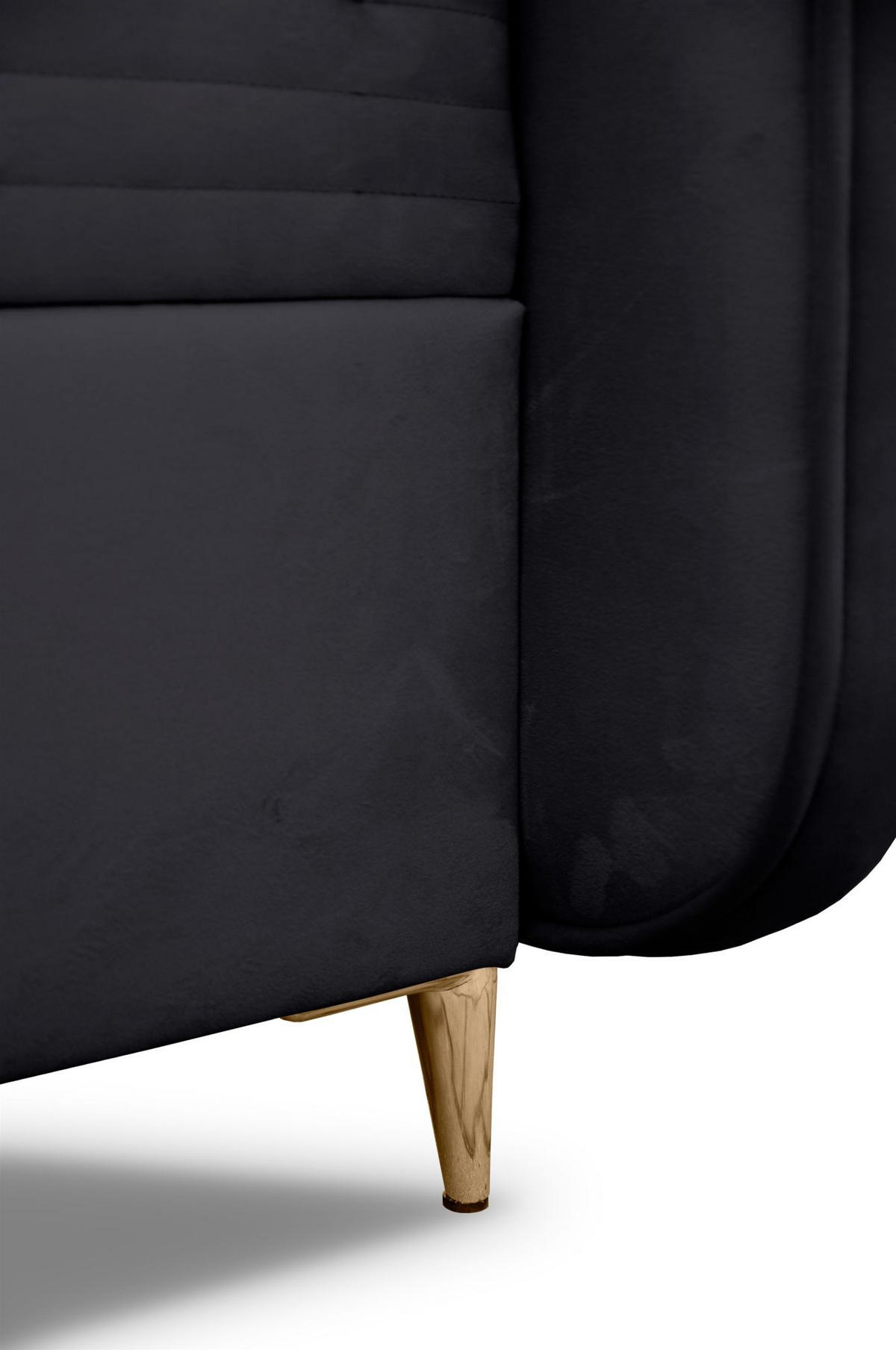 BOXBETT Alize - Schwarz, Holzwerkstoff/Textil (160/200cm) - Fun Möbel