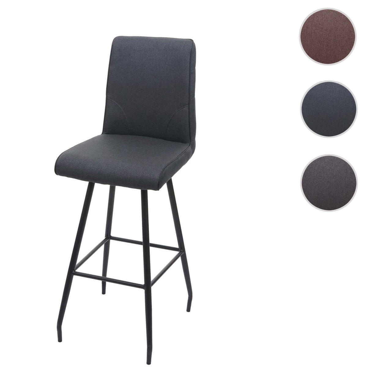 BARHOCKER Grau - Grau, Metall (41/111/51cm) - MCW