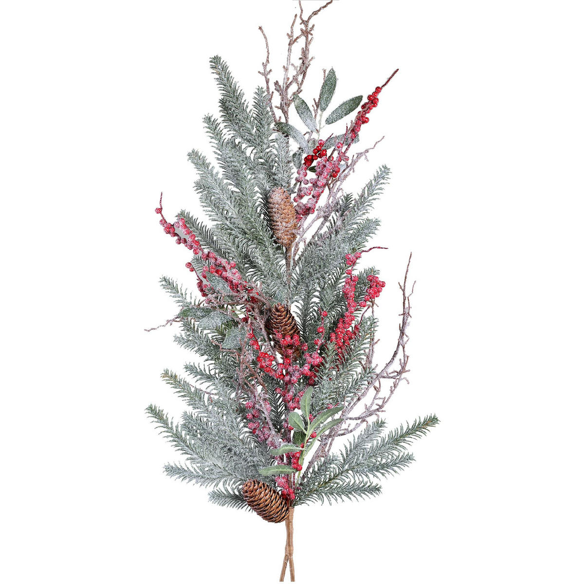 KUNSTBLATT Harte Grün 80/30/5cm - Grün, Kunststoff (30/5/80cm) - PTMD Collection