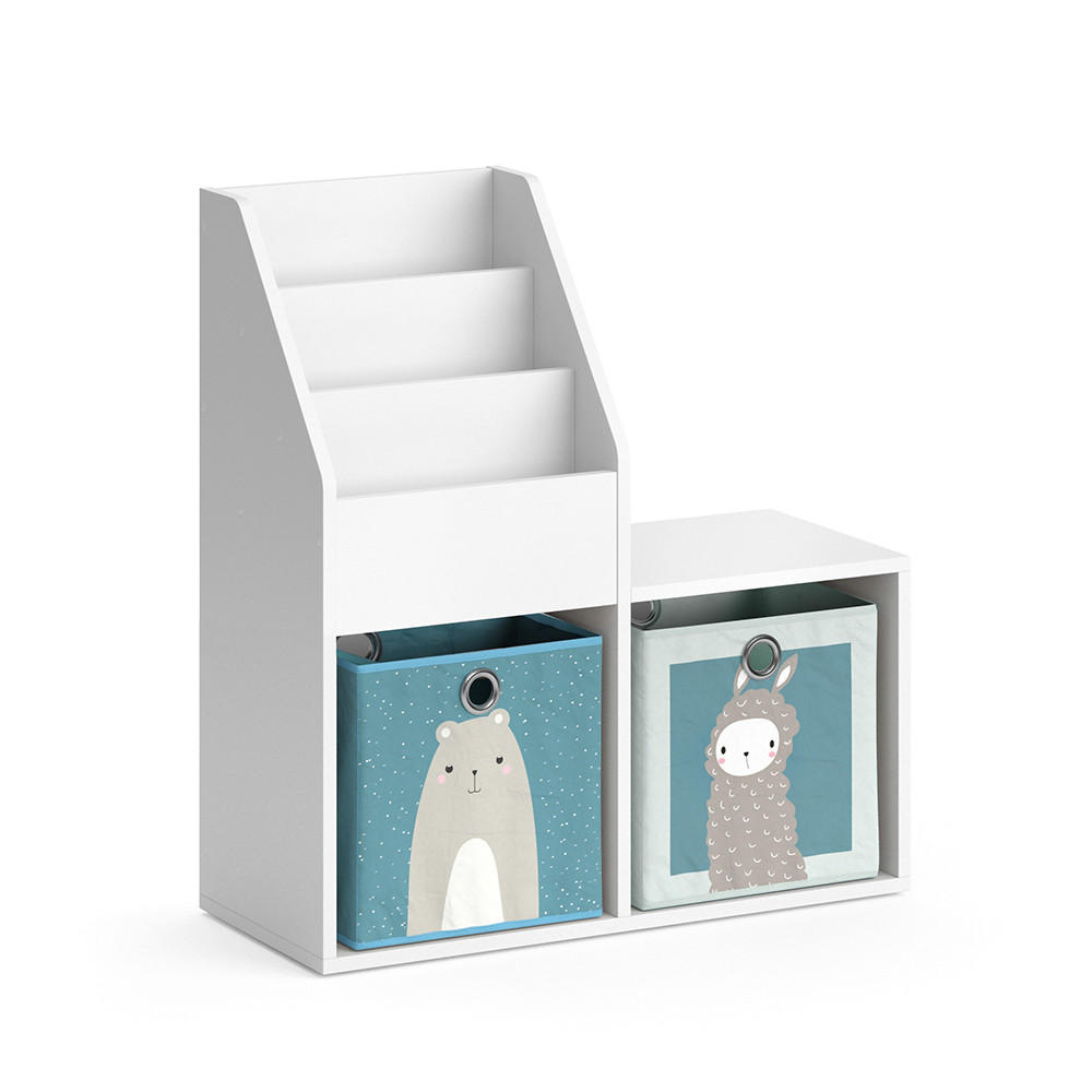 RAFT PENTRU COPII Luigi Alb 30.9x79 cm Mini, cu 2 cutii pliabile opt.6