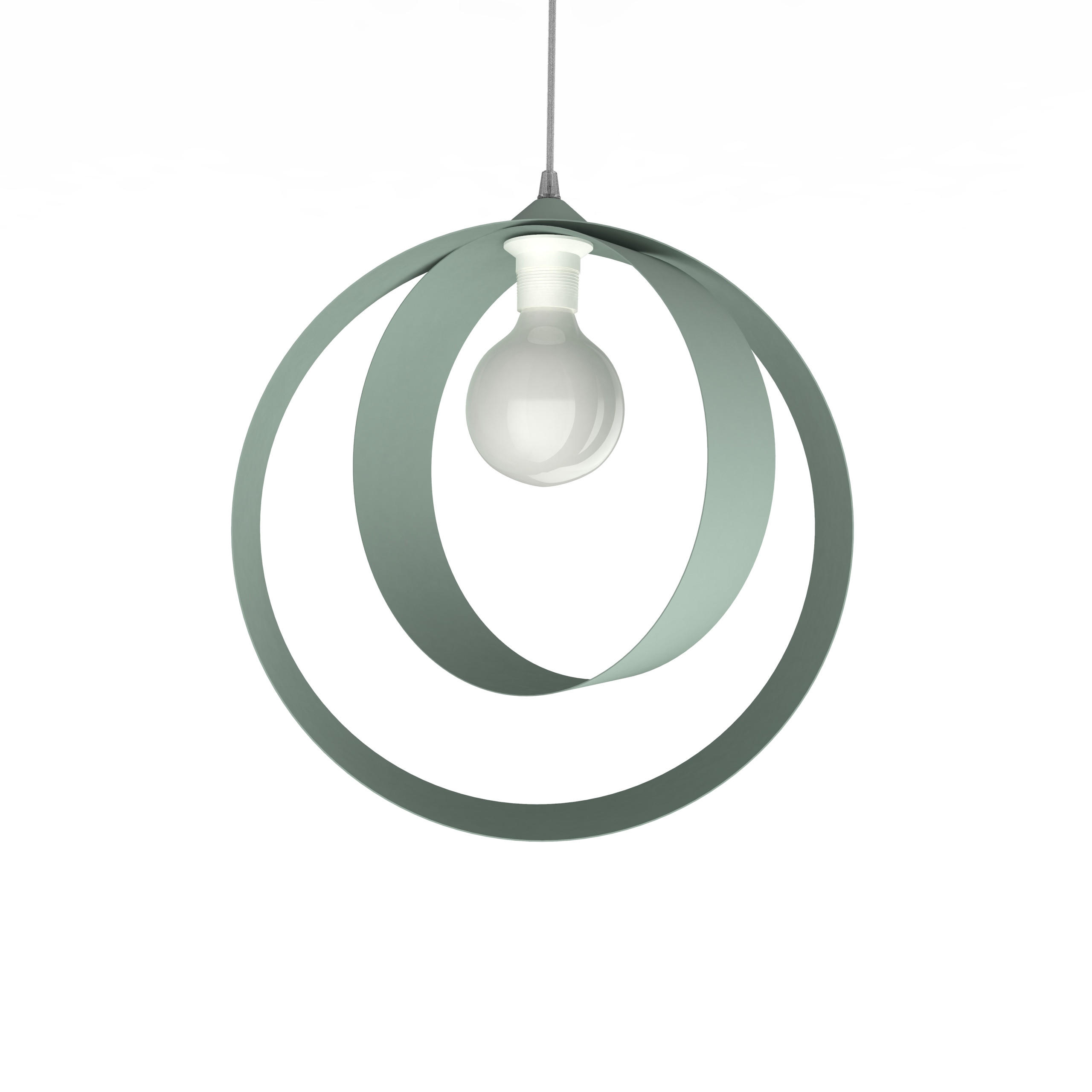 HÄNGELEUCHTE Nucleo - Grün, Metall (7/40/40cm) - Lumicom