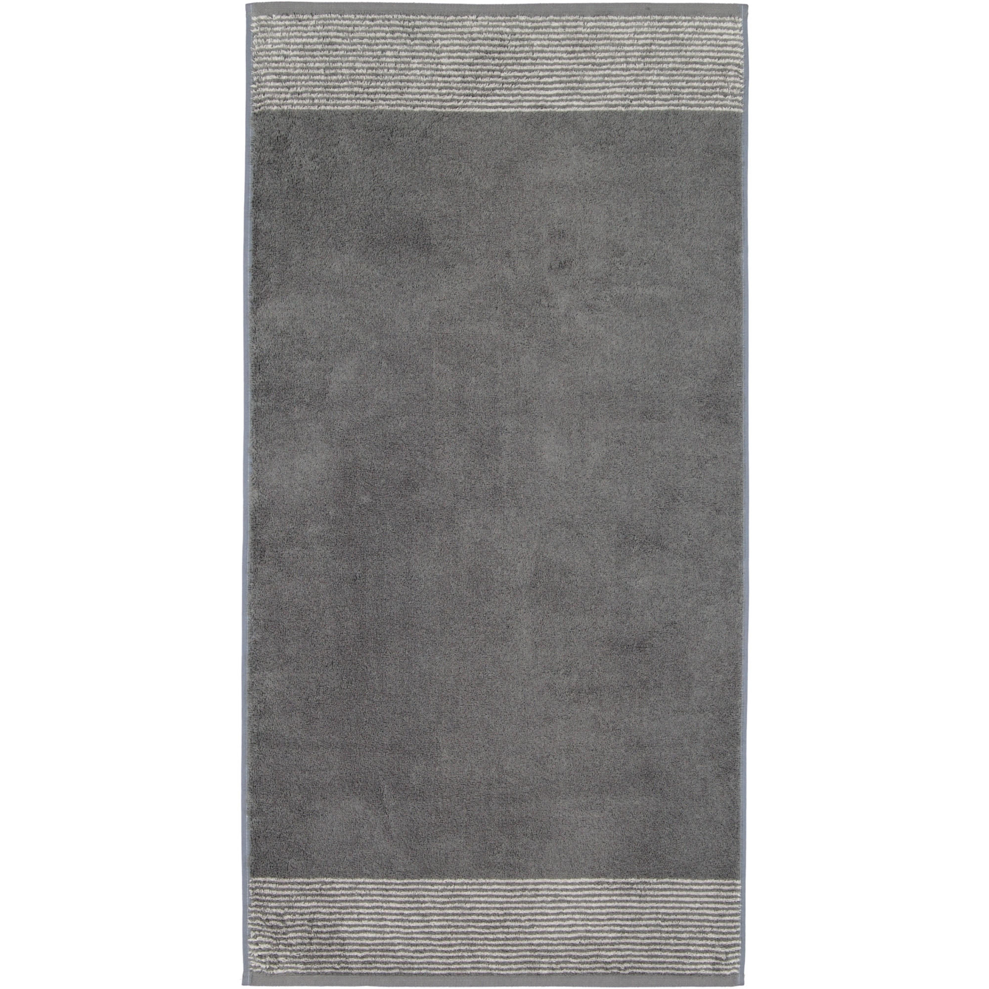 HANDTÜCHER LUXURY HOME TWO-TONE 590 SCHIEFER - 77 - Grau, Textil (30/30cm) - Cawoe