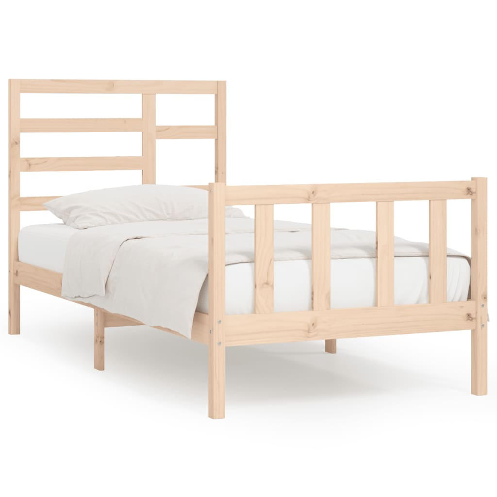 BETT Nequist 104/205.5 cm - Braun, Holz (90/200cm) - Nettlife