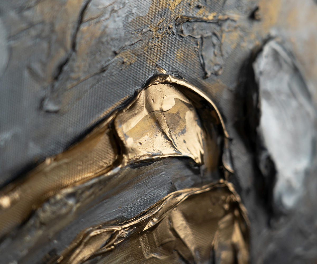 GEMÄLDE Magische Fische Schattenfugenrahmen Schwarz 180x120 cm - Schwarz, Holz (180/120cm) - YS-art gallery