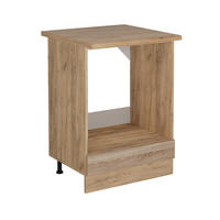 SKŘÍŇKA NA VESTAVĚNOU TROUBU R-Line Sonoma - medově dubová/Sonoma dub, kompozitní dřevo (60/81.6/60cm) - Vicco