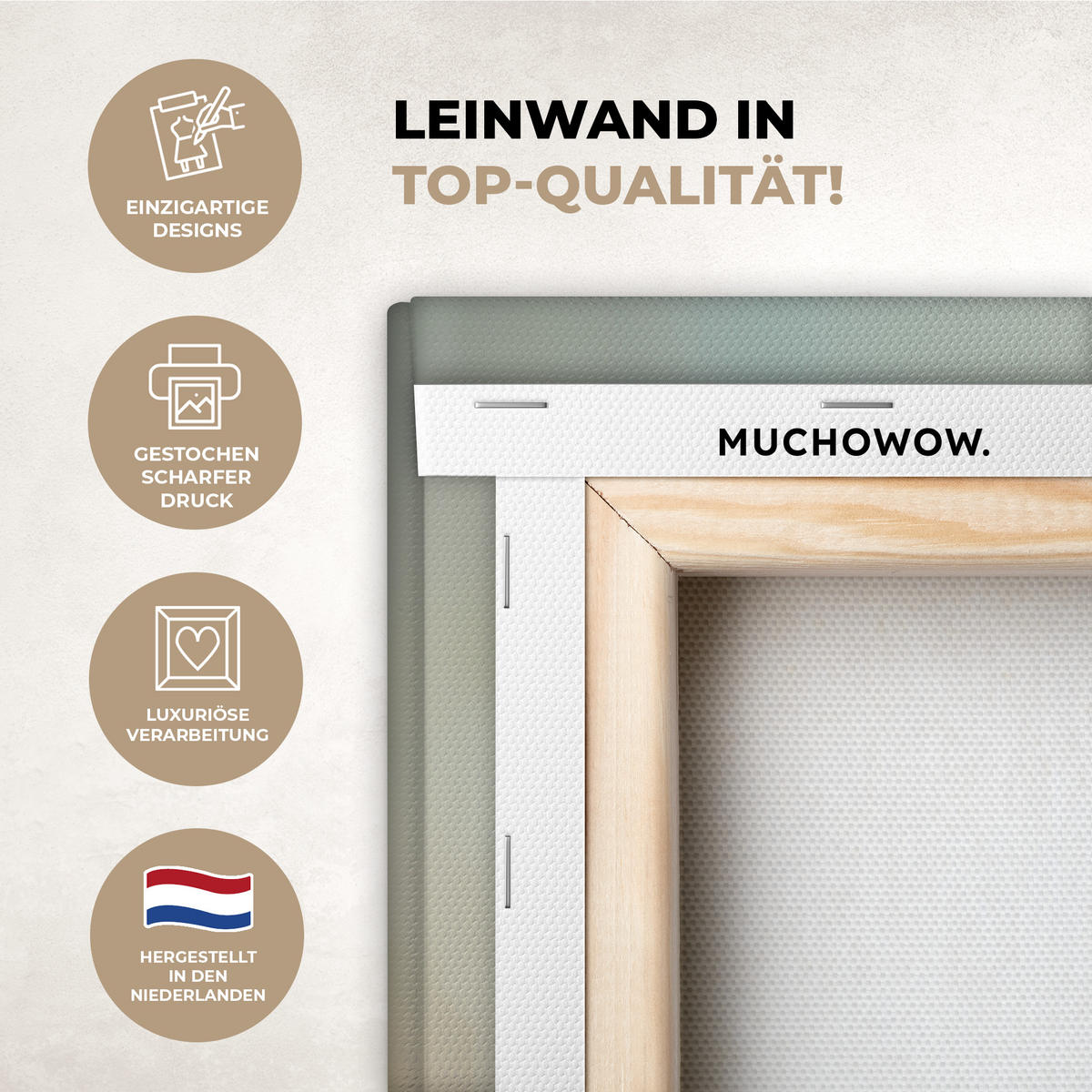 LEINWANDBILD Stilleben - Kräuter - Gewürze - Früchte - Farbenfroh 60x80 cm - Grün, Textil (60/80cm) - MuchoWow