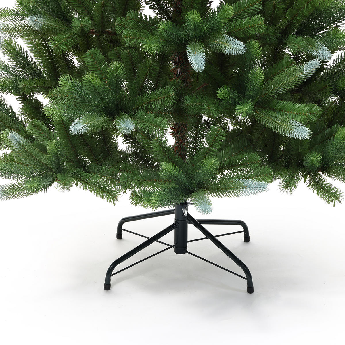 WEIHNACHTSBAUM 180 cm, Zweifarbig, 701 PE-/PVC-Spitzen - Grün, Kunststoff (180cm) - Hometopia